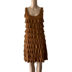 Isle by Melis Kozan Geometric Tiered Size XS Cha Cha Dress